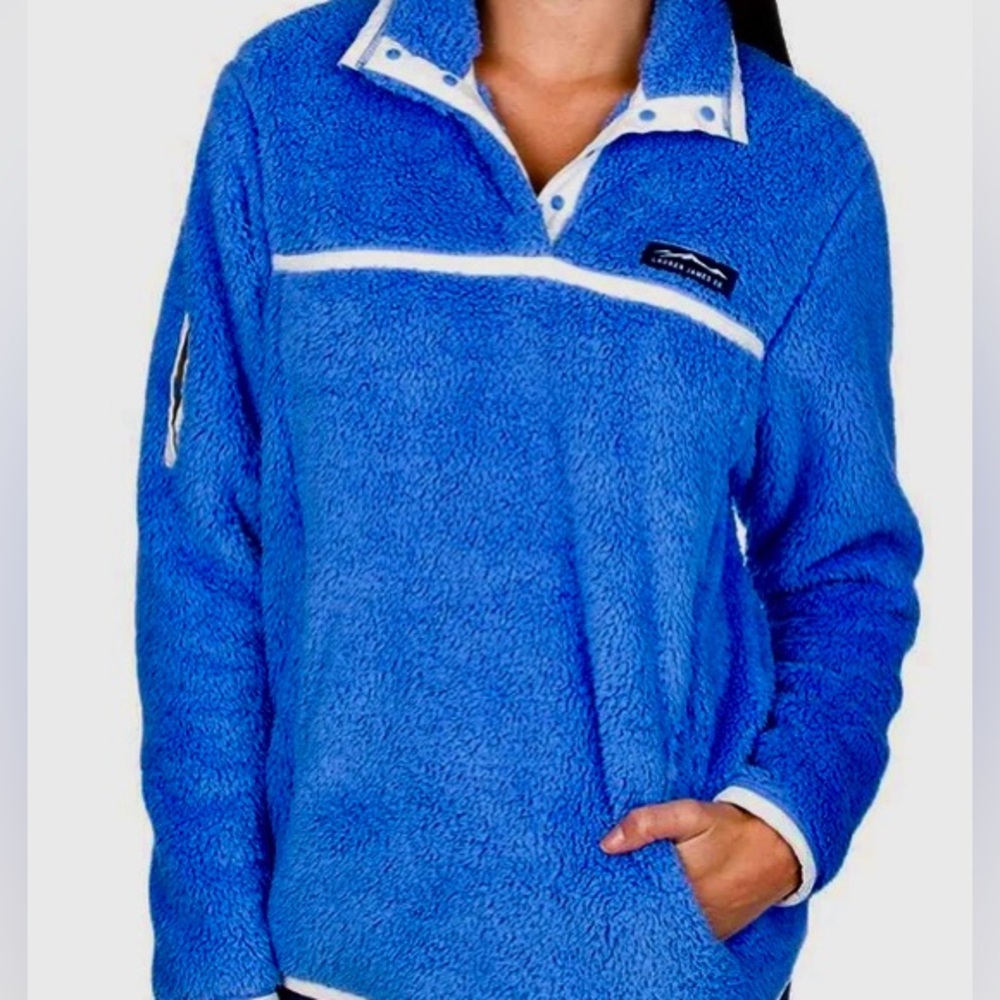 Lauren James Aspen Pullover in Polar Blue Size XS